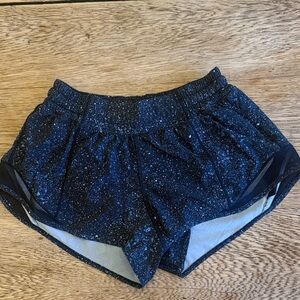 Lululemon Athletica Black Speckle Athletic Shorts